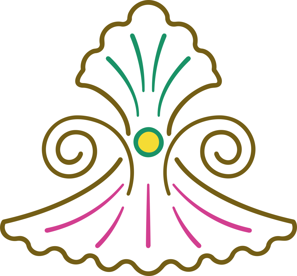 Decorative element showcasing Lime-based Paint design with intricate swirls and vibrant colors.