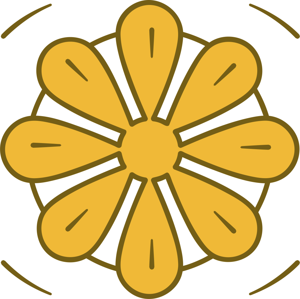 Yellow floral illustration symbolizing vibrancy and creativity