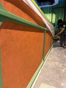 Refined interior design with Infinity wall finish in Cambodia