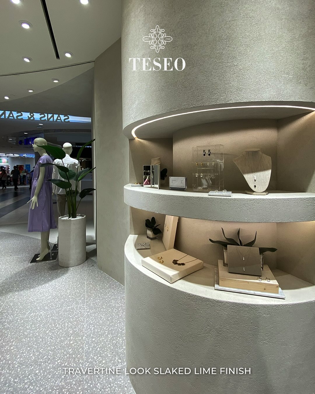 TESEO: Rustic-Modern Lime Plaster for Luxury Interiors